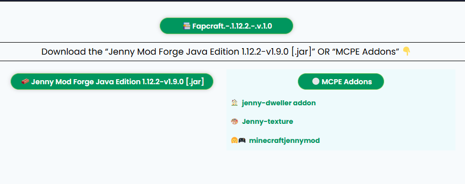 Minecraft Jenny'S Mod Uncensored